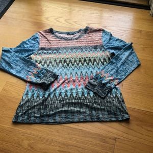 Prana Lottie burnout shirt size XL